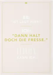 Postkarte Vollzeitprinzessin in Rosa