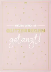 Postkarte Vollzeitprinzessin in Rosa