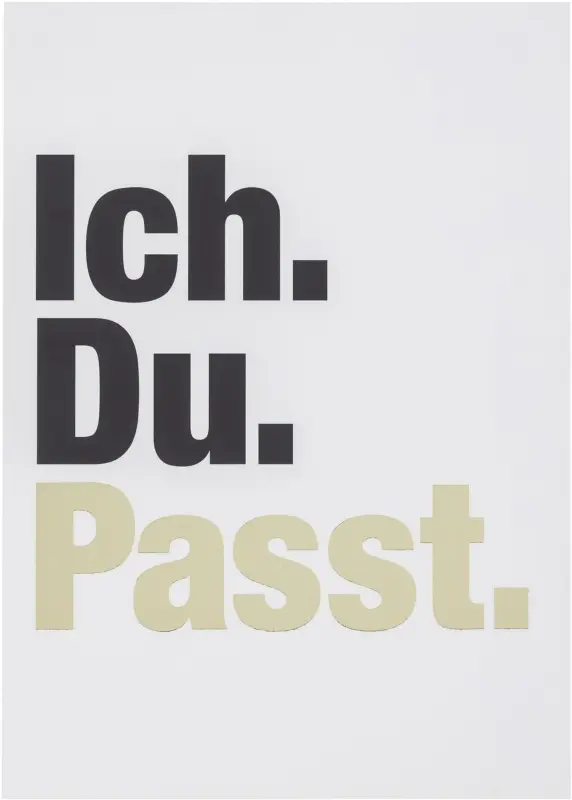 Postkarte Ich. Du. Passt!