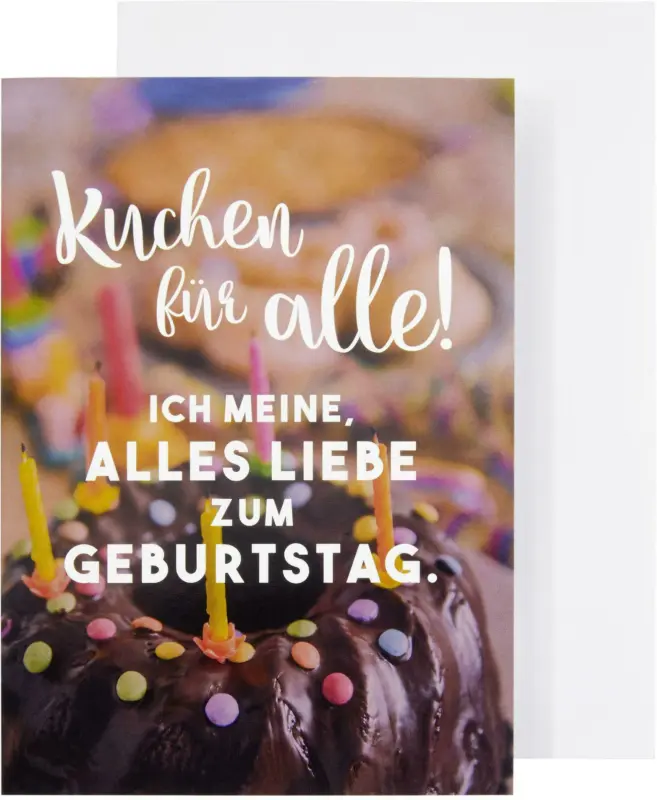 Klappkarte Statements in Bunt