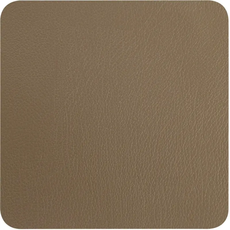 Untersetzer Jette aus Leder in Braun