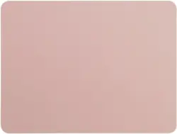 Tischset Jette aus Leder in Rosa