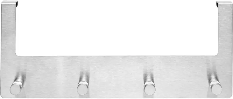 Türgarderobe Edelstahlfarben