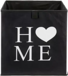 Aufbewahrungsbox Poppi mit Schriftzug