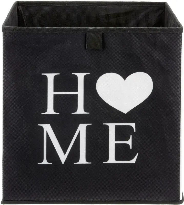 Aufbewahrungsbox Poppi mit Schriftzug