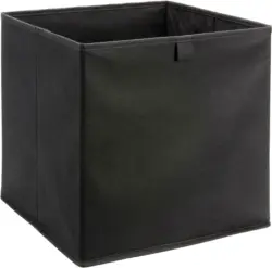 Aufbewahrungsbox Nino in Schwarz