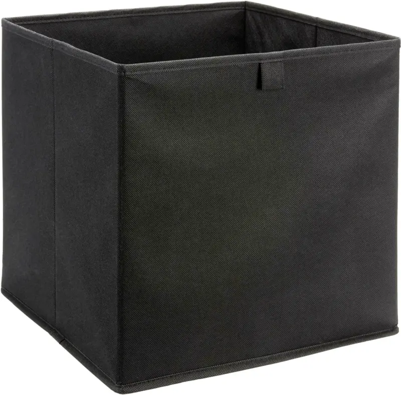 Aufbewahrungsbox Nino in Schwarz