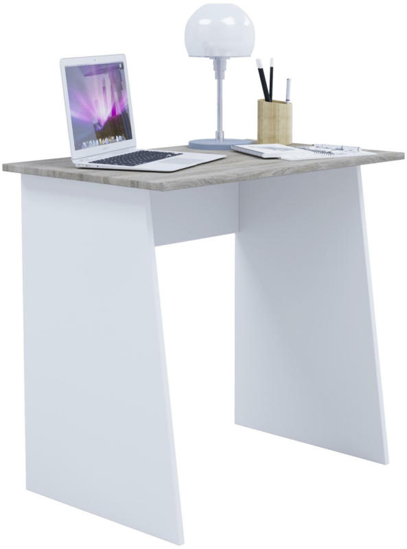 Schreibtisch in Weiss ca. 80x74x50 cm 'Masola Mini'