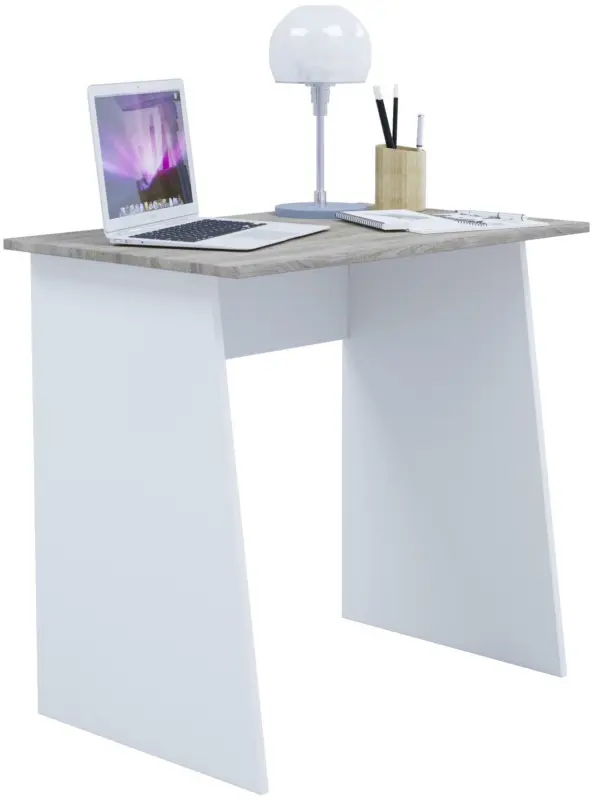 Schreibtisch in Weiss ca. 80x74x50 cm 'Masola Mini'