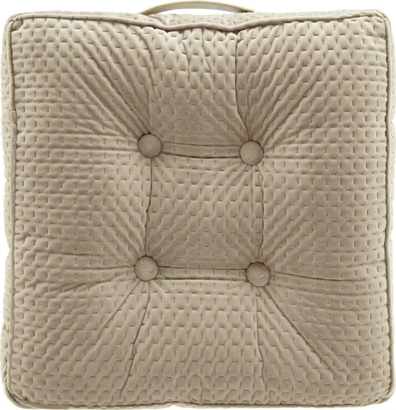 Sitzkissen Miley in Beige ca. 45x45cm