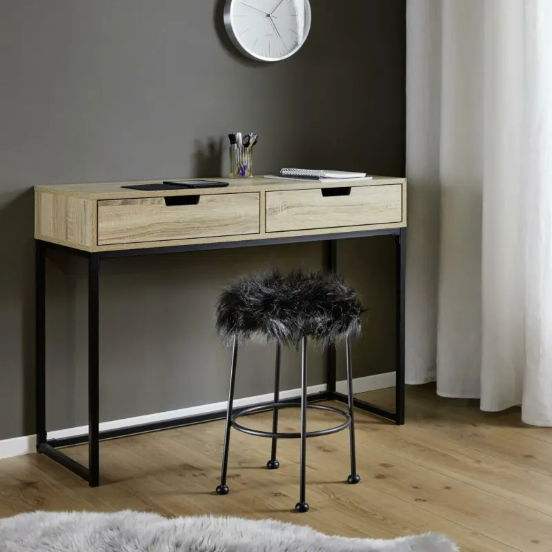 Hocker 'Luzie', schwarz