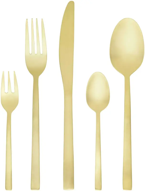 Besteckset Beverly aus Metall, 20-teilig