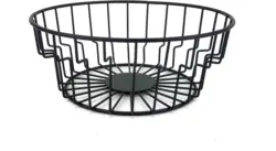 Obstschale Cage in Schwarz Ø ca.24cm