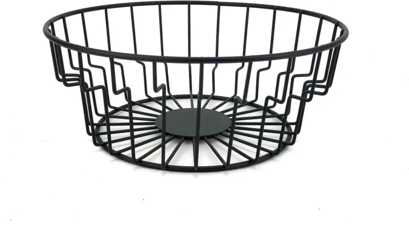 Obstschale Cage in Schwarz Ø ca.24cm