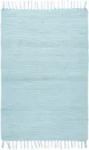 mömax Fleckerlteppich Julia 2 in Hellblau ca. 70x130cm