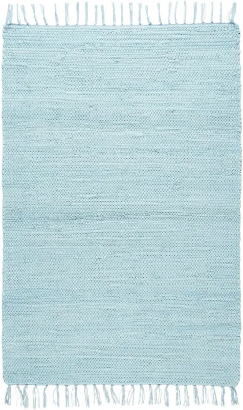 Fleckerlteppich Julia in Hellblau ca. 60x90cm