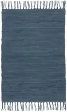 mömax Fleckerlteppich Julia in Dunkelblau ca.60x90cm