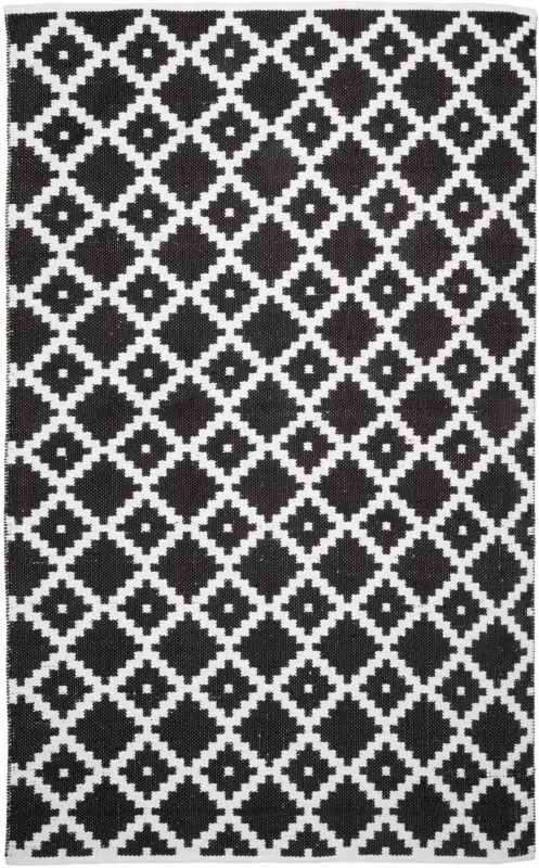 Teppich Parma in Schwarz/Weiß ca. 160x230cm