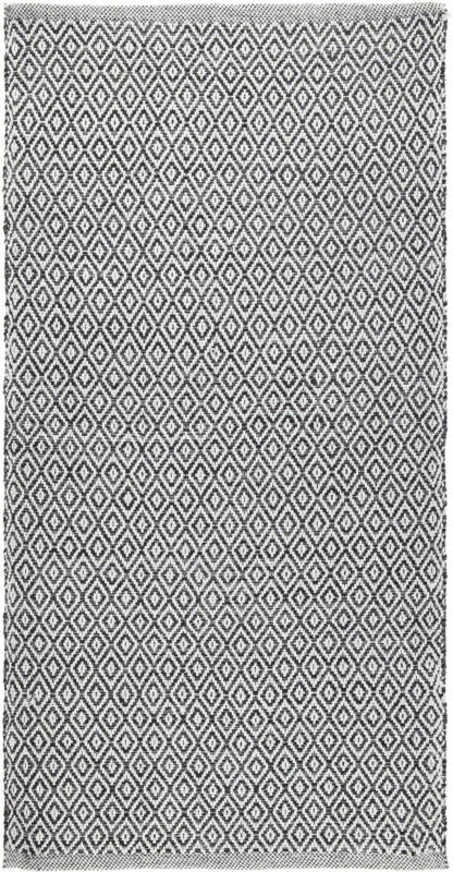 Handwebteppich Carola 1 in Grau ca.60x120cm
