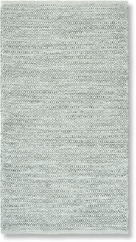 Handwebteppich Carola 1 in Grün ca. 60x120cm