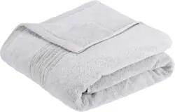 Badetuch Vivien in Hellgrau ca.90x180cm