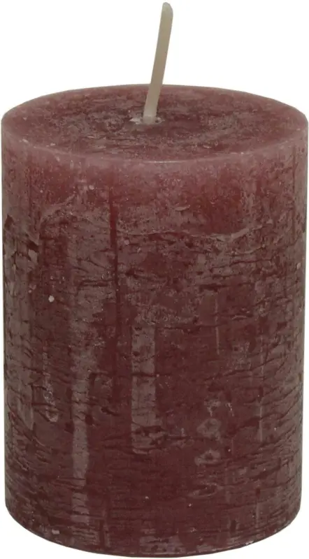 Stumpenkerze Lia in Rosa