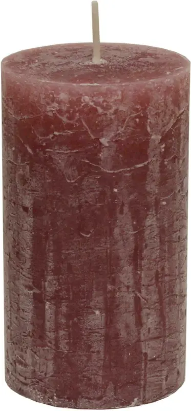 Stumpenkerze Lia in Rosa