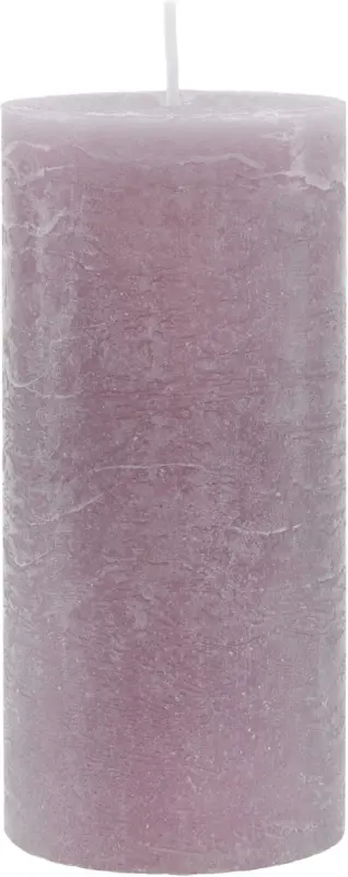 Stumpenkerze Lia in Mauve