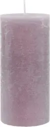 Stumpenkerze Lia in Mauve