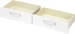 mömax Schubkasteneinsatz in Weiß Hochglanz 2er Set