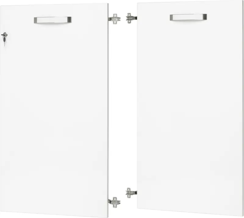 Türenset in Weiß Hochglanz