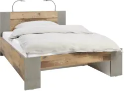 Bett in Braun ca. 140x200cm