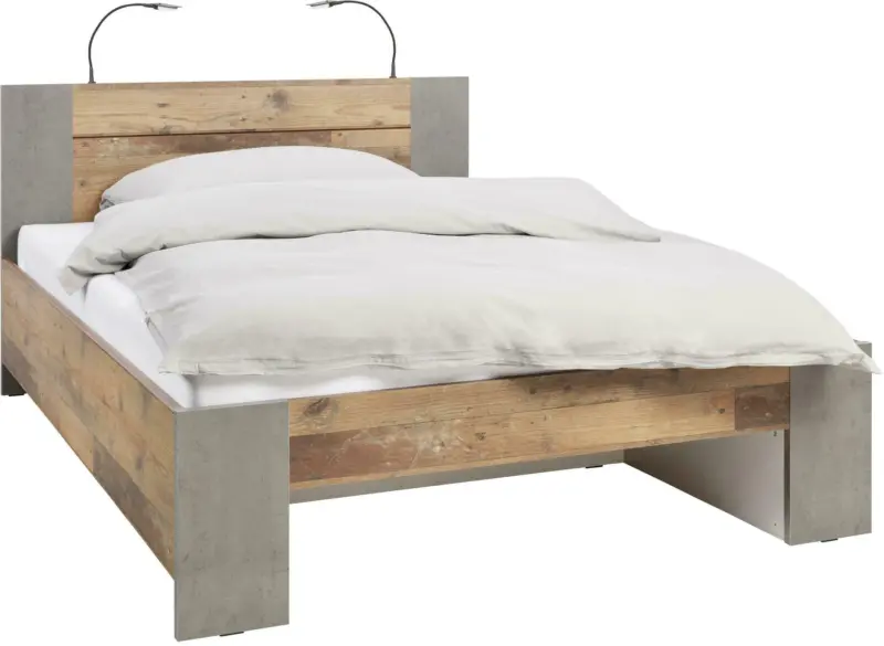 Bett in Braun ca. 140x200cm