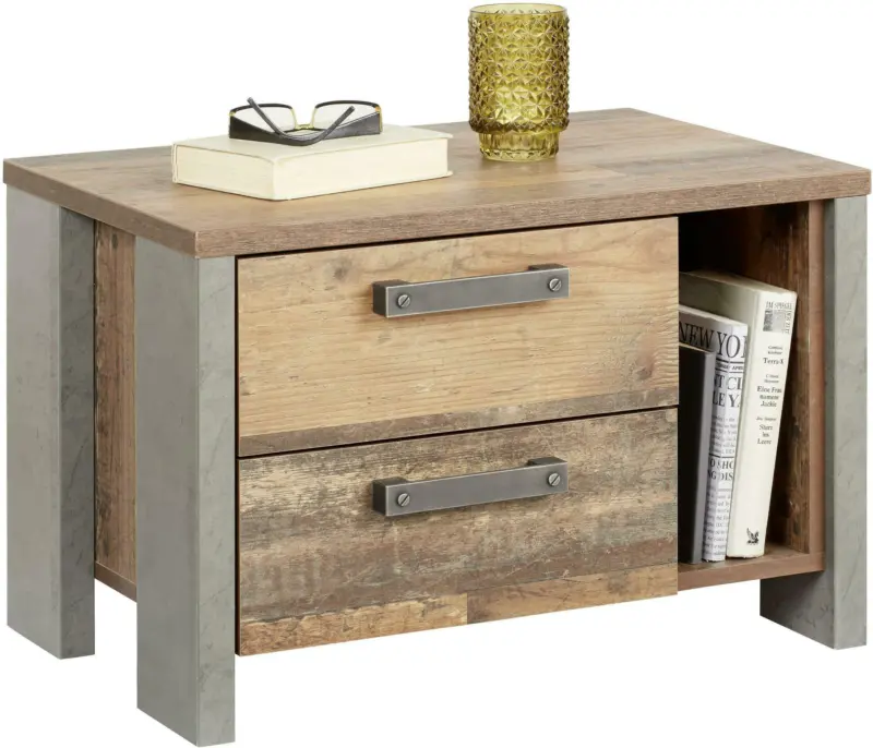 Nachtkästchen in Dunkelbraun