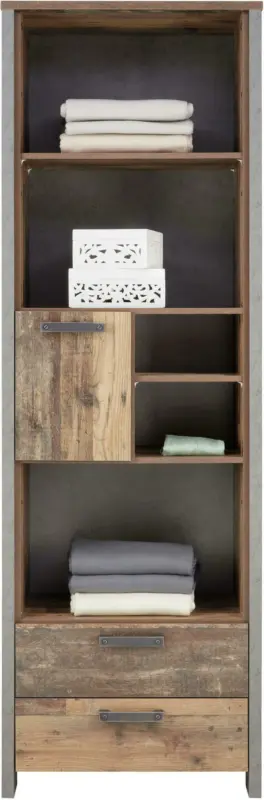 Regal Braun/Dunkelgrau