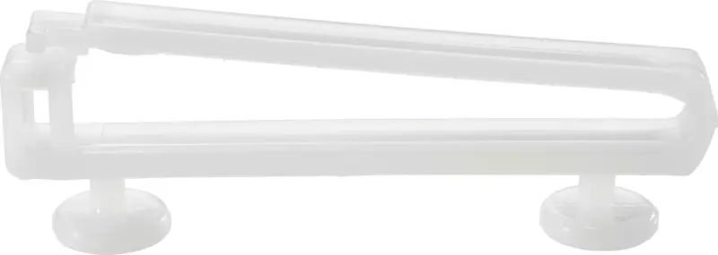 Schlaufengleiter Universal in Weiß, 8 Stück