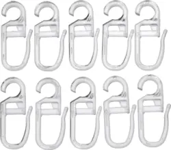 Faltenhaken Anni in Klar 10 Stk.