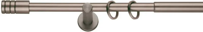 Vorhangstangenset Rillcube Bronzefarben