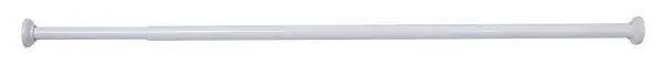 Duschvorhangstange Jürgen in Weiß ca. 70-120cm