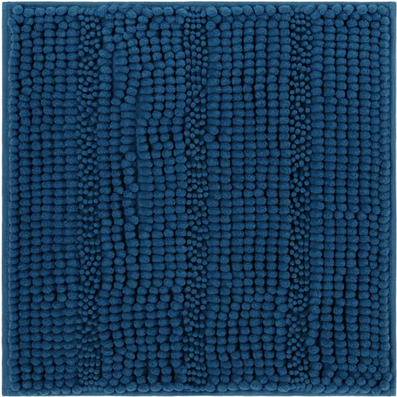 Badematte Uwe in Petrol ca. 50x50cm