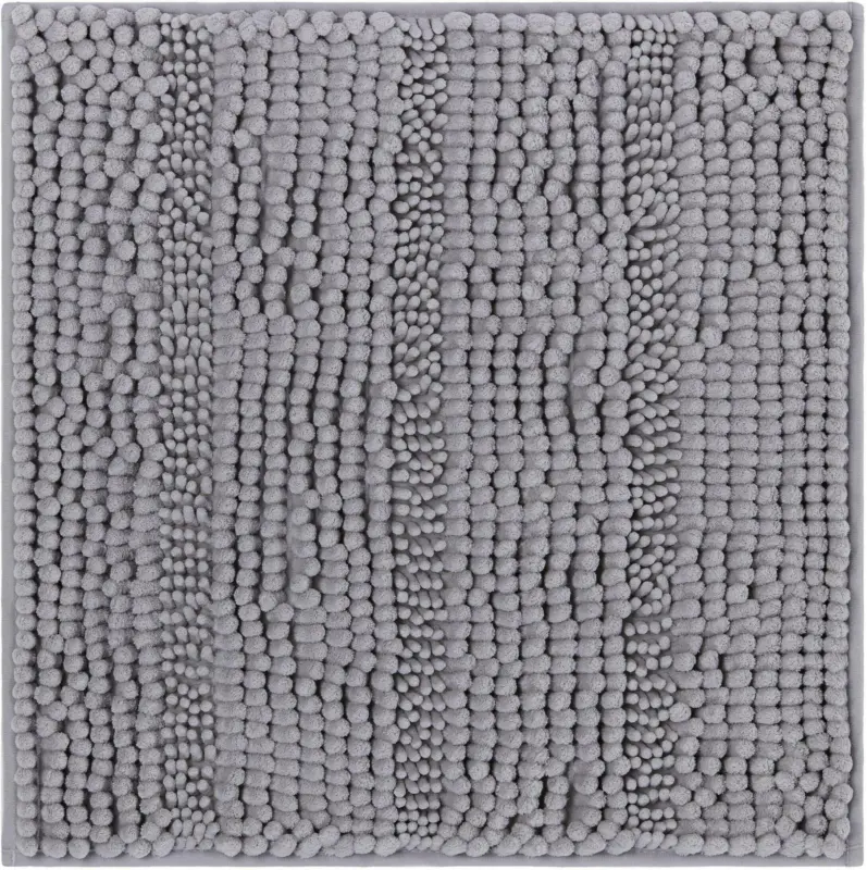 Badematte Uwe in Grau ca. 50x50cm