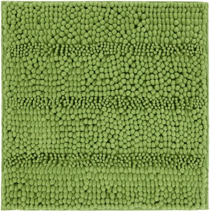 Badematte Uwe in Grün ca. 50x50 cm
