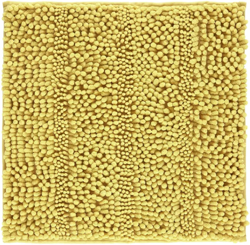 Badematte Uwe in Gelb ca. 50x50cm