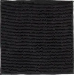Badematte Nelly in Schwarz ca. 50x50cm