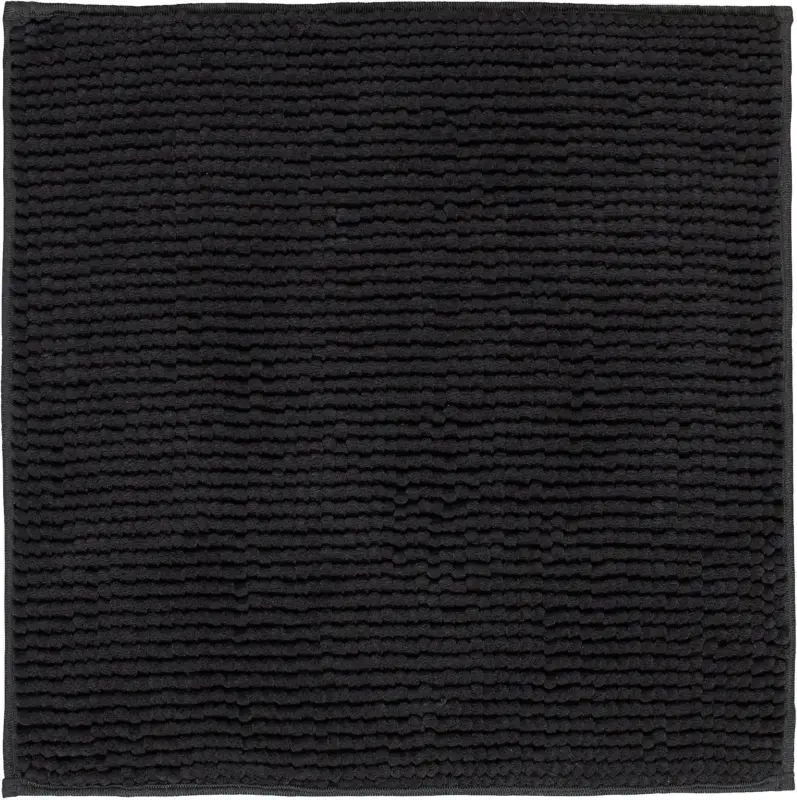 Badematte Nelly in Schwarz ca. 50x50cm