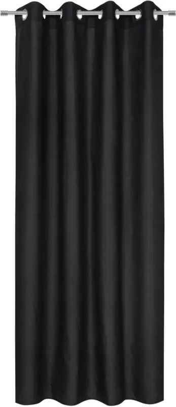 Ösenschal Abby in Schwarz ca. 140x235cm