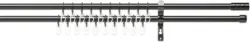 Vorhangenstangenset Joo aus Metall ca. 130-240cm