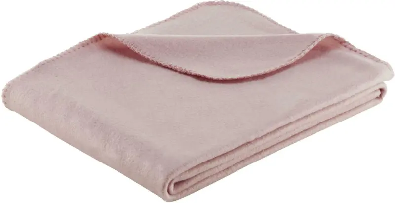 Fleecedecke Beatrix in Rosa ca. 130x160cm