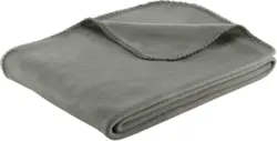 Fleecedecke Beatrix in Grau ca. 130x160cm