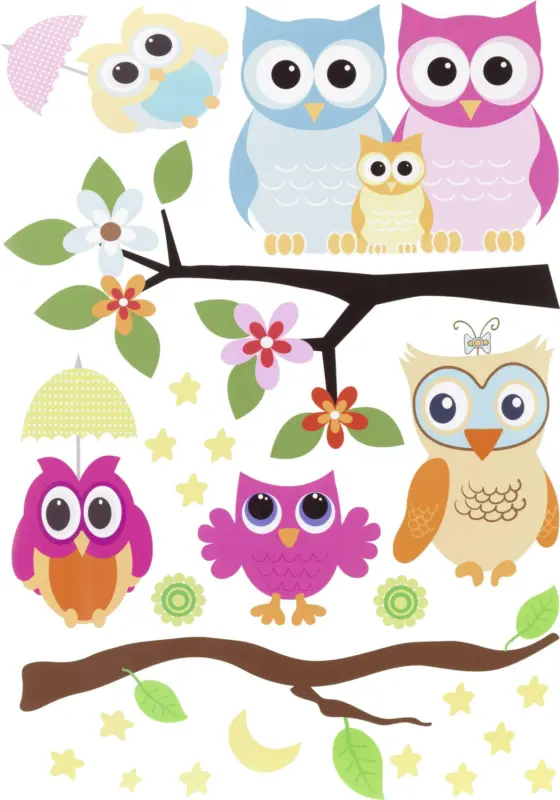 Dekosticker Ilvy in Bunt